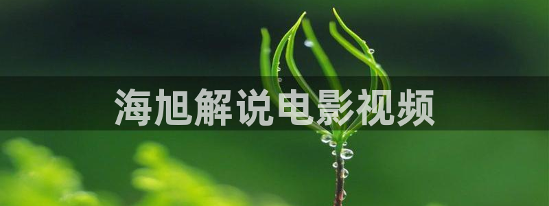 神马影院秋霞电影院：海旭解说电影视频